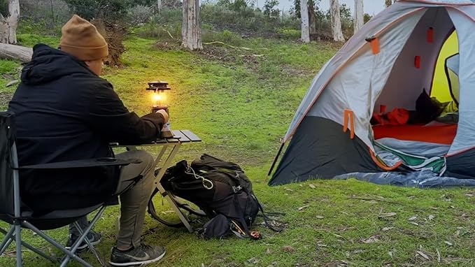 Flame King 1/2LB Propane Tank, Refillable and Empty Cylinder for Small Propane Lamps, Lanterns and Camp Stoves