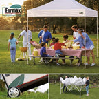 Eurmax USA Professional Pop up Canopy Wedding Party Tent Instant Outdoor Gazebo with Side Walls Aluminum Frame Commercial Grade Bonus Roller Bag(Burgundy)
