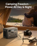 2026 Portable Power Station 350W, 288Wh LiFePO4 Battery Backup, Power Bnak with AC Outlet 110V/ 700W Surge, Solar Generator Fast Charging for Camping Essentials, Hurricane Emergency, Home, Road Trips