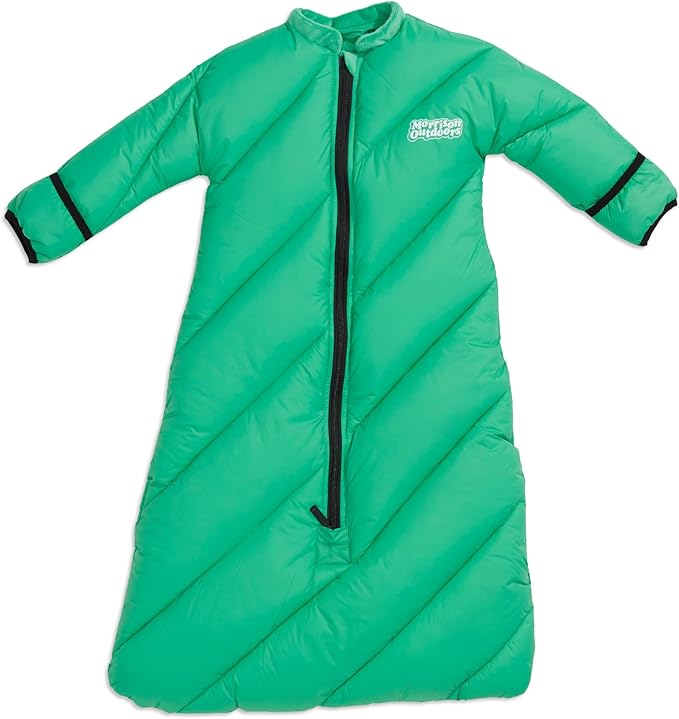 Morrison Outdoors Little Mo 40° Baby Sleeping Bag (6-18 Months) The Camping Sleeping Bag for Babies and Toddlers with Adjustable Open-and-Close Cuffs and Thick, Lofty Insulation.