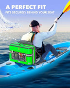 TidyFriend Kayak Cooler Behind Seat, Waterproof Cooler for Kayaking, Kayak Accessories Cooler Bag, Compatible with Lawn Chair Seat, Portable Ice Chest, Keeps Drinks Cold, Travel, Beach, Lunch