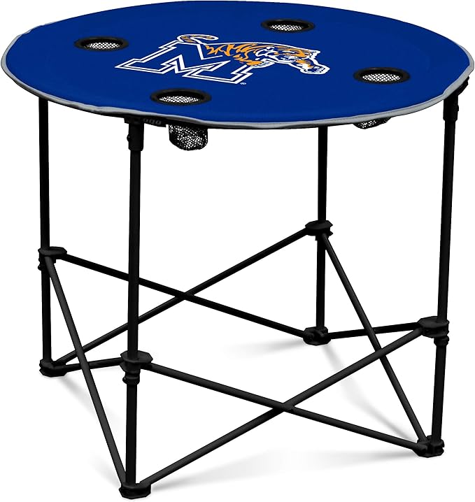 Logo Brands Officially Licensed NCAA Unisex Round Table, One Size, Team Color