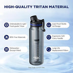 Membrane Solutions Replacement UF & ACF Filter for C3 Filtered Water Bottle, BPA-Free for Camping, Hiking, Backpacking and Travel (UFx1 + ACFx2)