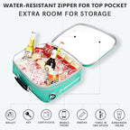 Waterproof PVC Paddleboard Cooler Deck Bag - 12 Can Soft Insulated Cooler for Paddleboarding, Camping, Kayaking