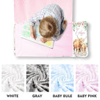 Custom Toddler Nap Mat for Preschool, Personalized Name Kids Sleeping Bag with Highland Cow Pattern for Daycare, Roll Up Sleeping Mat with Removable Pillow and Soft Dot Minky Blanke for Girls Camping