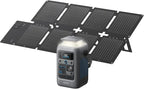 Anker SOLIX C300 DC Power Bank Station and 60W Solar Panel, 288Wh Portable Power Station, LiFePO4 Battery, 300W Solar Generator, for Outdoor, Camping, Traveling, and Emergencies