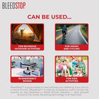 BleedStop First Aid Bleeding Control Powder – Rapid Blood Clotting for Serious Wounds & Nosebleeds, 150 g – Safe for Blood Thinner Patients