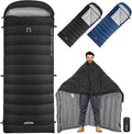 ATEPA Down Sleeping Bag for Adults, 650FP Recycled 30°F 35°F 40°F 45°F 3 Season Wearable Ultralight Packable Compact Sleeping Bags with Compression Sack for Backpacking Camping Hiking