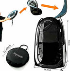 Sports Tent: Flycoop Portable Weather Pop Up Pod 1 Person to Provide Shelter from Wind Rain and Cold Weather Shelter for Outdoor Activities, Sports Events, Camping and Hiking