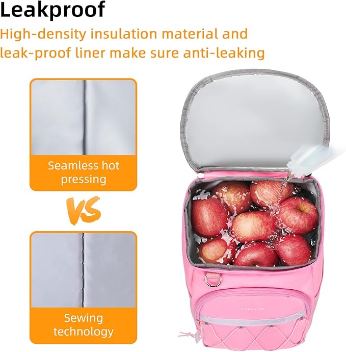 Backpack Cooler Backpack 26 Cans Insulated Leak Proof for Women Men Beach Camping Picnic Fishing Hiking Lunch Backpack Waterproof Cooler