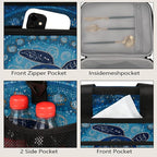 Boho Mandala Turtle Soft Cooler Bag Insulated Lunch Box for Men & Women, Large Leakproof Lunch Bag Portable Beach Cooler for Work, Picnic, Road Trips,Fishing, Travel, Camping,A-3
