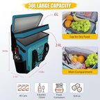 Backpack Cooler - AYAMAYA Upgrade Leakproof Cooler Backpack with Padded Top Handle, 40 Cans Large Waterproof Insulated Camping Coolers for Beach, Fishing, Picnic, Travel, BBQ