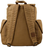 ASR Outdoor 30L Heavy Stitch Gold Panning Backpack Camping Canvas Rucksack, Khaki
