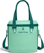 Hydro Flask Carryout Cooler - Insulated Portable Soft Cooler - 10 L Capacity in Mermaid Green