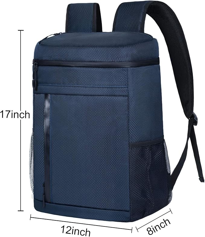 FORICH Soft Cooler Backpack Insulated Waterproof Backpack Cooler Bag Leak Proof Portable Small Cooler Backpacks to Work Lunch Travel Beach Camping Hiking Picnic Fishing Beer for Men Women