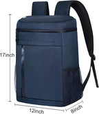 FORICH Soft Cooler Backpack Insulated Waterproof Backpack Cooler Bag Leak Proof Portable Small Cooler Backpacks to Work Lunch Travel Beach Camping Hiking Picnic Fishing Beer for Men Women
