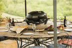 Napoleon TravelQ PRO285 Portable Natural Gas Grill, Black, 2 Burners, Tailgating, Camping, and Small Outdoor Spaces
