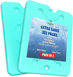 GURIN Reusable Ice Packs for Lunch Box/Coolers, Bag, or Backpack Coolers - Cold Up to 8-12 Hours Long Lasting for Camping Picnic, Outdoor Activities, Food Delivery