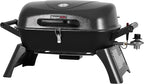 Royal Gourmet GT2006 Portable Tabletop Gas Grill, 12,000 BTU Output for Outdoor Camping, Foldable Legs, Piezo Ignition, Built-in Thermometer, for Tailgates and Camping Trips, Dark Gray