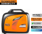 LIFAN 3500W Portable Inverter Generator for Home Backup, Super Quiet Gas Powered Generator for RV Camping Outdoor Use, ECO Mode, EPA Compliant, Parallel Ready with CO-MINDER Safety