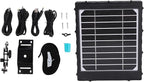 8000MAH Solar Panel, Portable Monocrystalline Silicone Solar Charger with USB Ports, Ideal for Travel, Picnic, Hiking, Camping, Fishing & Riding Outdoor Activities