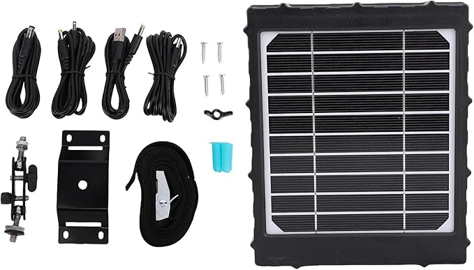 8000MAH Solar Panel, Portable Monocrystalline Silicone Solar Charger with USB Ports, Ideal for Travel, Picnic, Hiking, Camping, Fishing & Riding Outdoor Activities