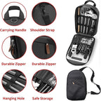 27-Piece Backpack Camping cookware Set, Portable Camping kitchenware Set for Barbecue, Outdoor Cooking, Picnic and Adventure Camping cookware Storage