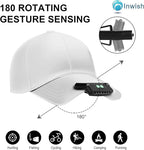LED Hat Light Headlamp Flashlight, Clip On Cap Lights w/USB Rechargeable, Red Light, Battery Meter, Pivoting Head - Ultra Bright 200 Lumen Hands Free Hat Light for Baseball Caps Adults Kids