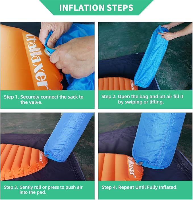 Ultralight Sleeping Pad for Camping, 74.8"x23.2" Camping Mat with Pump Sack Inflatable Sleeping Pads Compact for Camping Backpacking Hiking Traveling Tent