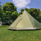 Ultralight 3-4 Person Teepee Tent with Snow-Skirt and Stove Jack Without Mesh Backpacking Outdoor Tent