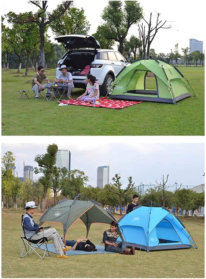 GeRRiT Tent Fully Automatic Hydraulic Outdoor Tent 2 People Rainproof Wild Camping Mountaineeriding Family Double Tent Waterproof Tents Camping Tents Small Awnings Backpacking Tents Beach Tents