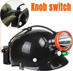 T28 5-Color 3000-Yard Coon Hunting Lights – 2000 lm White/Green/Red/Amber Spot & Green Beam, IPX6 Waterproof Night Hunting Headlamp for Varmint, Hog & Coyote Light (with ABS Black hat)
