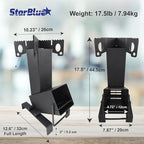 Collapsible Rocket Stove by StarBlue with FREE Carrying Bag - A Portable Wood Burning Camping Stove with Large Fuel Chamber Best for Outdoor Cooking, Camping, Picnic, BBQ, Hunting, Fishing