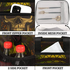 Pardick Insulated Lunch Bag Camo Print Cool Skull Adult Large Reusable Lunch Box Leakproof Cooler Tote Bag Lunchbox Freezable Lunch Bag with Adjustable Strap for Women Men Picnic Work Beach