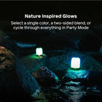BioLite Alpenglow Multicolor USB Lantern with Rechargeable Battery and Charging Port, AlpenGlow 250