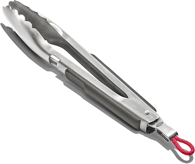 OXO Outdoor Camp Stove Tongs with Bottle Opener - 10.5 Inches