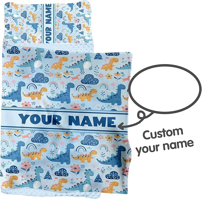 Personalized Toddler Nap Mat for Preschool, Custom Name Kids Sleeping Bag for Daycare, Kindergarten Roll Up Sleeping Mat with Removable Pillow and Soft Blanket, Fun Themes for Boys & Girls