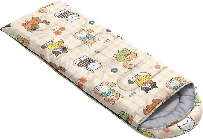 Kids Sleeping Bag for Boys Girls,Basketball Print-Lightweight Warm Portable Outdoor Indoor-Waterproof Cold Weather Resistant Sleeping Bag for Camping Hiking