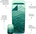 Rumpl Wrap Sack 20-Degree Sleeping Bag for Adaptable 3-Season Comfort