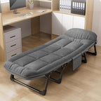 Adult Camping Bed,6-Speed Adjustable Portable Sleeping Bed with Headrest Free Installation,Suitable for Outdoor Camping and Indoor Lunch Breaks (70.9x26in)