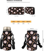 Kids Basketball Backpack 4 Piece Set with Lunch Box and Water Bottle Bag Boys Backpack 6-10 10-12 Years Old Kindergarten Elementary Middle Lightweight Camping Mochilas Escolares Para Niños