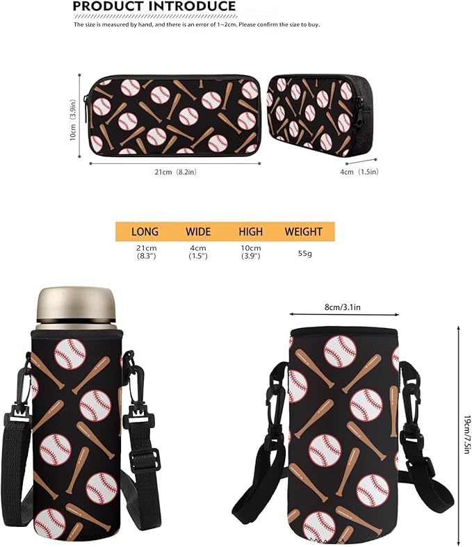 Kids Basketball Backpack 4 Piece Set with Lunch Box and Water Bottle Bag Boys Backpack 6-10 10-12 Years Old Kindergarten Elementary Middle Lightweight Camping Mochilas Escolares Para Niños