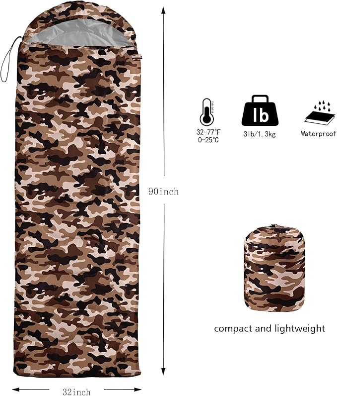 HOSIMA Butterfly Sleeping Bags for Adults and Kids for Camping,Black Gothic Ultralight Sleeping Bag for Cold Weather Summer.