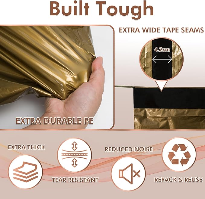 2 Pack Emergency Survival Tent, 2 Person Emergency Shelter Tube Tent All-Weather Protection for Camping, Hiking, & Survival Kits Includes 5 pcs Emergency Blanket Mylar