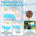 16 Pcs Water Emergency Container Bag, 1.3 Gallon Storage Bags, Freezable, BPA Free Food Grade Clear Plastic Water Carrier Tank, Foldable Storage Bottle for Camping Riding