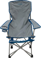 ALPS Mountaineering Escape Lounge Camping Chairs for Adults with Footrest and Adjustable Armrests, Sturdy Steel Frame, Compact Foldable Design, and Carry Bag