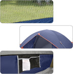 unp 6 Person 4 Season Dome Tent, Easy to Set Up for Camping & Hiking, Lightweight & Portable, Green