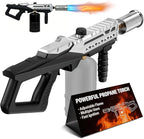 Powerful Propane Torch Gun | Propane Torch Gun Flamethrower with Adjustable Flame | Flame Torch Gun for BBQ, Searing Steak, Grill, Camping, Charcoal Lighter & Campfire Starter | Tank Not Included