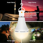 Neporal Emergency Rechargeable Light Bulbs Stay Light Up When Home Power Failure, 15W 80W Equivalent LED 1200mAh Self Charging Emergency Light Bulb for Power Outage, Camping, Tent (Warm White 4PK)
