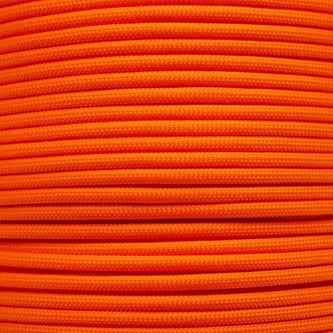 Paracord Planet 550 Paracord – 200+ Colors – Hanks from 10-100 Feet and Spools of 1000 Feet – Great Multi-Use Cord!